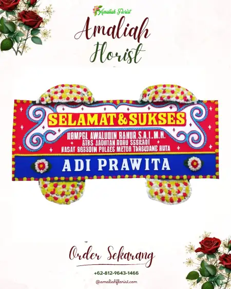 Papan Bunga Ucapan Selamat Kalirandu